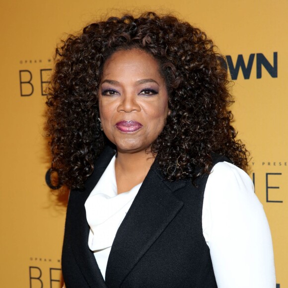 Oprah Winfrey à la présentation de l'émission "Belief" à New York, le 14 octobre 2015.