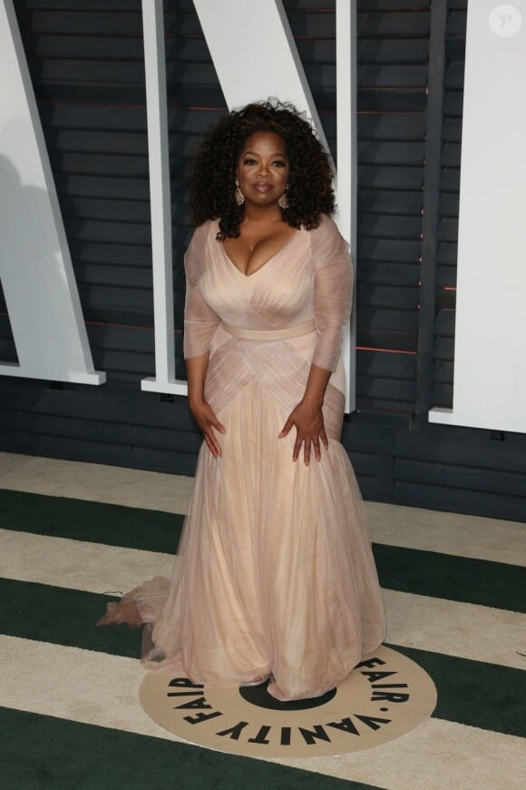 Oprah Winfrey à la 87ème cérémonie des Oscars à Hollywood, le 22 février 2015.