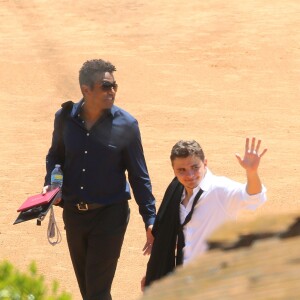 Prince Jackson et TJ Jackson - Prince Jackson obtient le diplôme de son école "Buckley High School" à Sherman Oaks, le 30 mai 2015