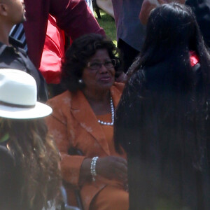 Mrs Katherine Jackson - Prince Jackson obtient le diplôme de son école "Buckley High School" à Sherman Oaks, le 30 mai 2015