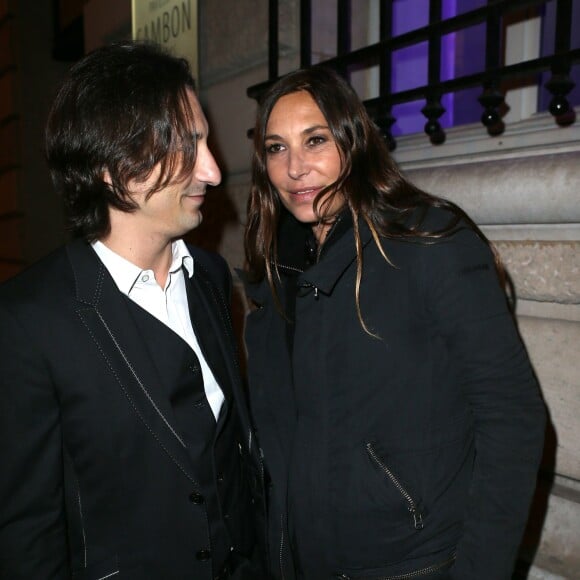 Zazie et son ex-chéri Philippe Paradis - Soiree stand up for African Mothers à Paris le 19 novembre 2012.