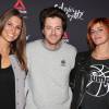 Jean Imbert entre Fauve Hautot et Laury Thilleman (ambassadrices Reebok) - Inauguration du nouvel espace Fashion Sport Reebok au 4ème étage des Galeries Lafayette Haussmann et cocktail par Jean Imbert à Paris, le 22 octobre 2015.
