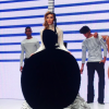 Camille Cerf (Miss France 2015) en République Dominicaine pour la Fashion Week locale, le 24 octobre 2015.