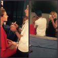 Camille Cerf (Miss France 2015) à Saint-Domingue pour la Fashion Week locale, le 24 octobre 2015.