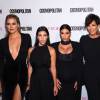 Khloé, Kourtney, Kim Kardashian, Kris Jenner & Kylie Jenner aux 50 ans de Cosmopolitan au Ysabel de West Hollywood, le 12 octobre 2015