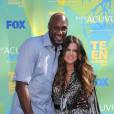 Lamar Odom et Khloé Kardashian lors des Teen Choice Awards au Gibson Amphitheatre de Los Angeles le 7 août 2011