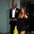 Khloé Kardashian et Lamar Odom à New York, le 30 avril 2012
