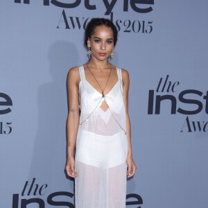 Zoë Kravitz assiste à la première édition des InStyle Awards au Getty Center. Los Angeles, le 26 octobre 2015.