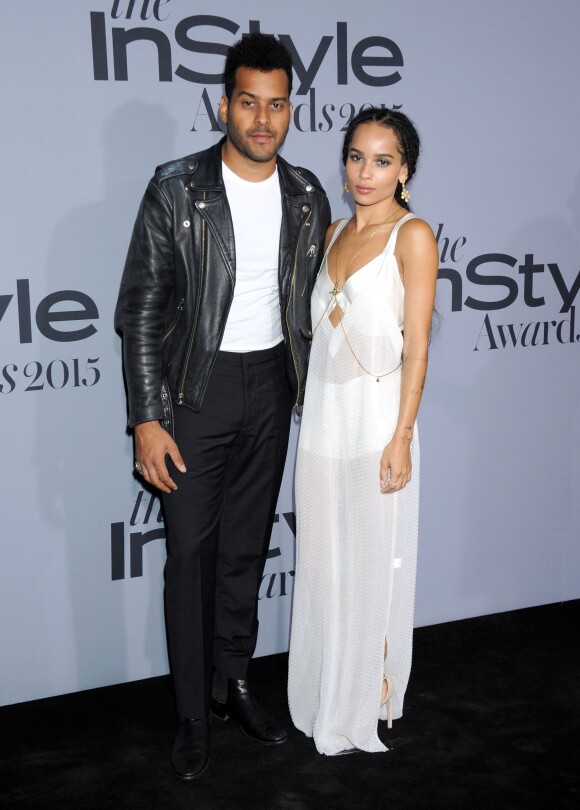 Le chanteur Twin Shadow et Zoë Kravitz assistent à la première édition des InStyle Awards au Getty Center. Los Angeles, le 26 octobre 2015.