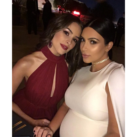 Olivia Culpo et Kim Kardashian lors des InStyle Awards à Los Angeles. Le 26 octobre 2015.