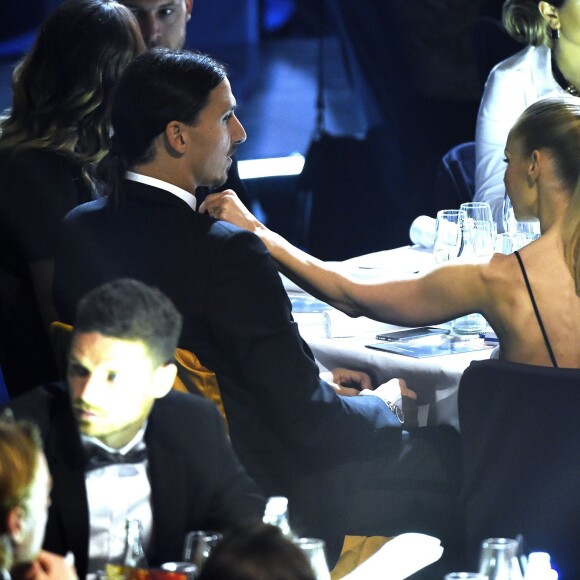 Zlatan Ibrahimovic with his wife Helena Seger receives the Swedish Football Award in Stockholm, Sweden on November 10, 2014. Photo by IBL/ABACAPRESS.COM12/11/2014 - Stockholm