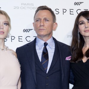 Léa Seydoux, Daniel Craig et Monica Bellucci - Première du film "007 Spectre" au Grand Rex à Paris, le 29 octobre 2015.  "007 Spectre" premiere at Le Grand Rex cinema in Paris, France, on October 29th 2015. © Olivier Borde / Bestimage29/10/2015 - Paris