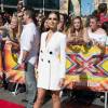 Cheryl Fernandez-Versini (Cheryl Cole) - Les membres du jury de l'émission "X-factor" à leur arrivée aux auditions à Londres. Le 19 juillet 2015