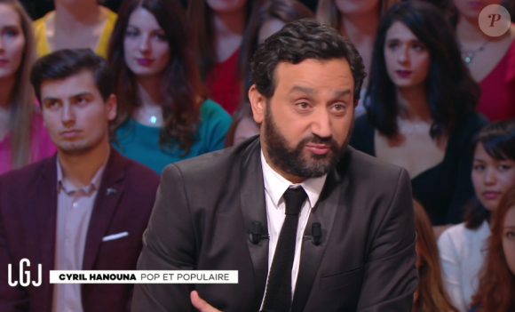 Cyril Hanouna, invité dans Le Grand Journal sur Canal+, le vendredi 30 octobre 2015.