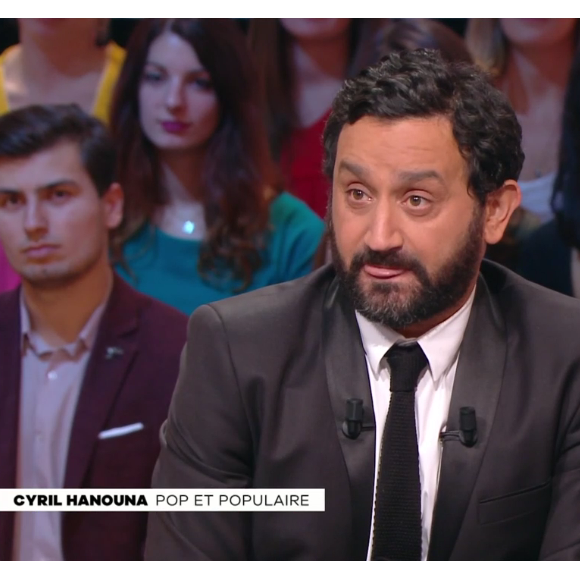 Cyril Hanouna, invité d'honneur du Grand Journal sur Canal+, le vendredi 30 octobre 2015.