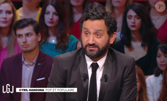 Cyril Hanouna, invité dans Le Grand Journal sur Canal+, le vendredi 30 octobre 2015.