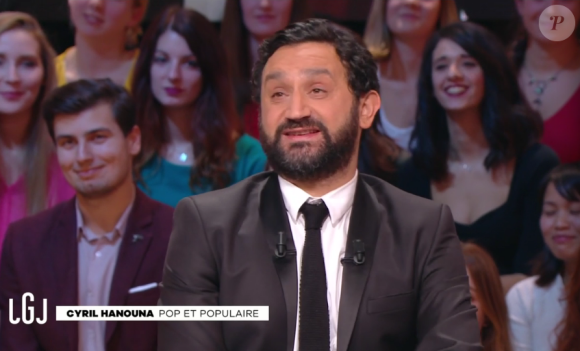 Cyril Hanouna, invité dans Le Grand Journal sur Canal+, le vendredi 30 octobre 2015.