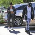 Kylie Jenner et Tyga arrivent au restaurant 'Lovi's Delicatessen' à Calabasas, le 1er novembre 2015.