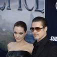 Angelina Jolie et Brad Pitt - Avant-première du film Maléfique à Los Angeles, le 29 mai 2014