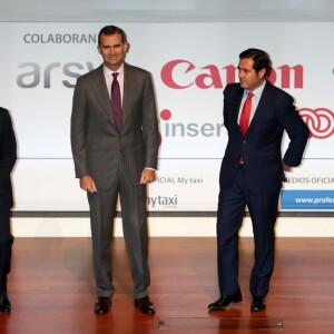 Le roi Felipe VI d'Espagne lors de la remise des 2e prix des PME au Musée Reine Sofia à Madrid, le 4 novembre 2015.