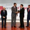 Le roi Felipe VI d'Espagne lors de la remise des 2e prix des PME au Musée Reine Sofia à Madrid, le 4 novembre 2015.