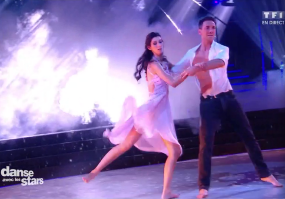 Sophie Vouzelaud et Maxime, dans Danse avec les stars saison 6, le vendredi 6 novembre 2015.