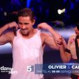 Olivier Dion et Candice, dans  Danse avec les stars  saison 6, le vendredi 6 novembre 2015.