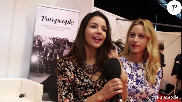 Caroline et Safia, en interview exclusive pour  PurePeople  au Video City Paris 2015, à Paris Expo, le samedi 7 novembre 2015.