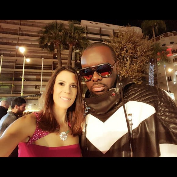 Marion Bartoli avec Maître Gims aux NRJ Music Awards à Cannes - Photo publiée le 7 novembre 2015