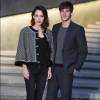 Gaspard Ulliel et sa compagne Gaëlle Pietri - People au Photocall du défilé Chanel Croisière "Paris-Séoul" au Dongdaemun Design Plaza de Séoul le 4 mai 2015