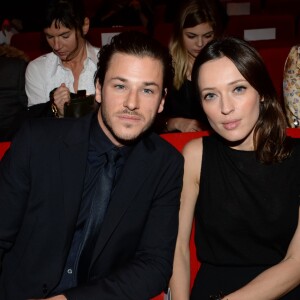 Gaspard Ulliel et sa compagne Gaëlle Pietri - La 20e cérémonie des Prix Lumières à l'espace Pierre Cardin à Paris, le 2 février 2015.