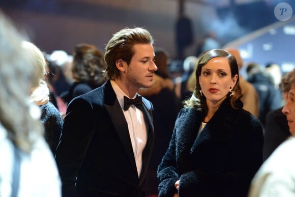 Gaspard Ulliel et sa compagne Gaëlle - 40e cérémonie des César au théâtre du Châtelet à Paris le 20 février 2015.