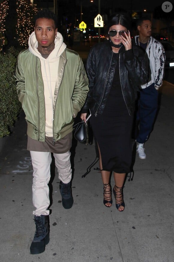 Kylie Jenner et Tyga à West Hollywood le 5 novembre 2015.