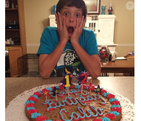 Caleb Logan Bratayley le jour de son anniversaire / photo postée sur le compte Instagram de la famille.