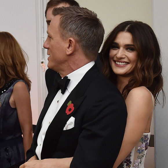 Daniel Craig et sa femme Rachel Weisz - Avant-première mondiale du nouveau James Bond "Spectre" au Royal Albert Hall à Londres. Le 26 octobre 2015