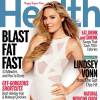 Lindsey Vonn en couverture du magazine Health du mois de décembre 2015