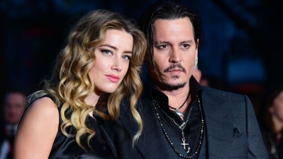 Johnny Depp et sa femme Amber Heard.