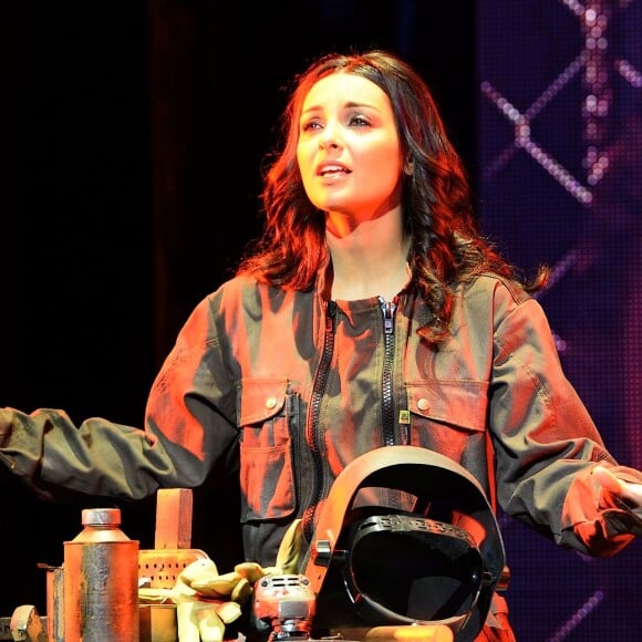 Priscilla Betti - Filage de la comédie musicale "Flashdance" au Théâtre du Gymnase à Paris le 24 septembre 2014.
