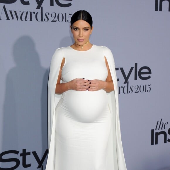 Kim Kardashian aux InStyle Awards à Los Angeles, le 26 octobre 2015.