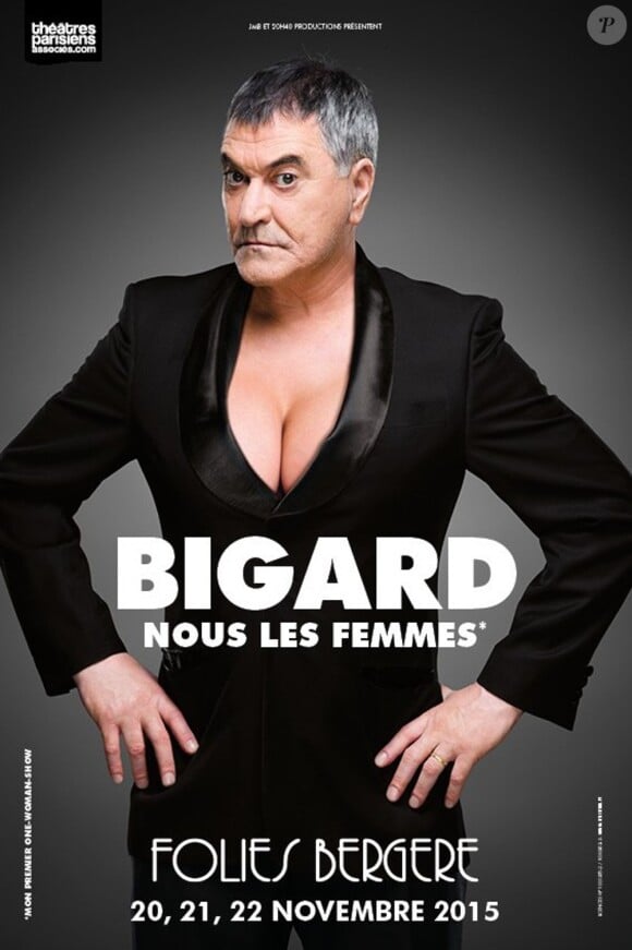 Jean-Marie Bigard et son nouveau spectacle, Nous les femmes.