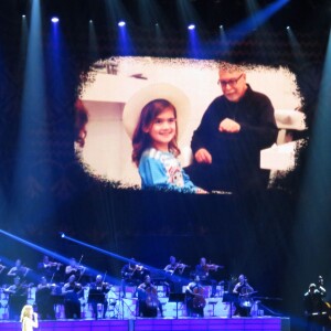 Céline Dion en concert au Caesars Palace à Las Vegas, le dimanche 30 août 2015.
