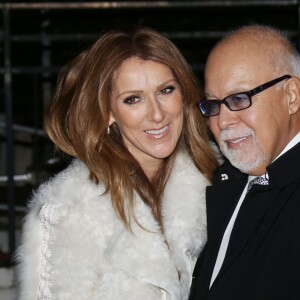 Céline Dion et son mari René Angélil arrivent à l'enregistrement de l'émission "Vivement dimanche" au studio Gabriel à Paris, le 13 novembre 2013. 