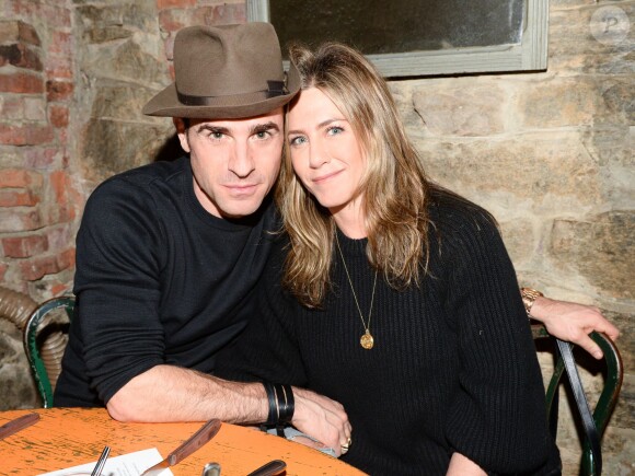 Justin Theroux et Jennifer Aniston au Scott Campbell & Saved Wines Host: A Dinner To Celebrate Wholte Glory à New York le 15 novembre 2015