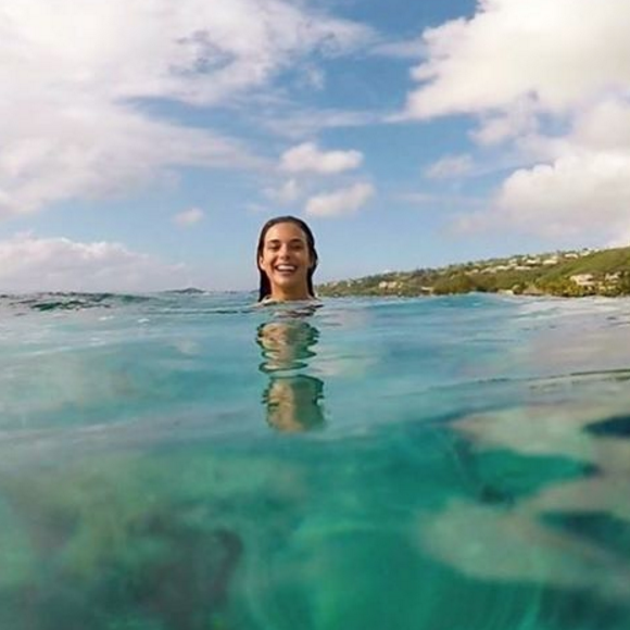 Marine Lorphelin : sa nouvelle vie au paradis en Polynésie française. Novembre 2015.