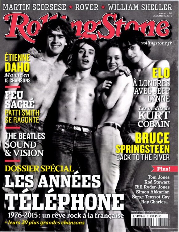 Téléphone en couverture de "Rolling Stone", en kiosques depuis le 14 novembre 2015.