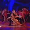 Fabienne Carat et Julien Brugel dans Danse avec les stars 6, sur TF1, le 21 novembre 2015.