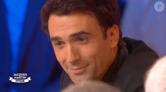 Jean-Baptiste Martin, fils de Jacques Martin et Danièle Evenou dans l'émission "On a tous en nous quelque chose de Jacques Martin", sur France 2, le 21 novembre 2015.
