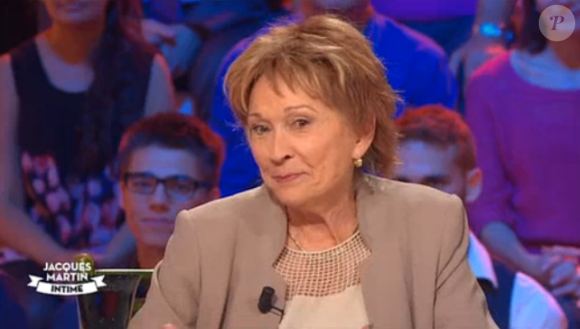 La comédienne Marion Game dans l'émission "On a tous en nous quelque chose de Jacques Martin", sur France 2, le 21 novembre 2015.