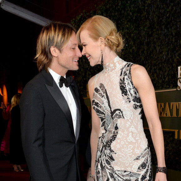 Nicole Kidman et son mari Keith Urban à la soirée Evening Standard Theatre Awards à Londres, le 22 novembre 2015.