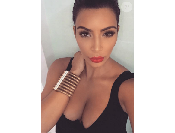 Kim Kardashian a posté une photo d'elle sur Instagram, le 24 novembre 2015.